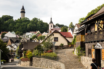 Zabytkowa zabudowa miasteczka Stramberk Czechy © kubikactive
