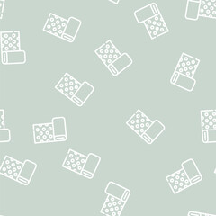 Fototapeta premium waterproof wallpaper line seamless pattern waterproof wallpaper thin line illustration