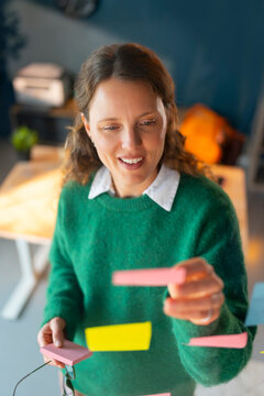 Brainstorming Ideas with Sticky Notes
