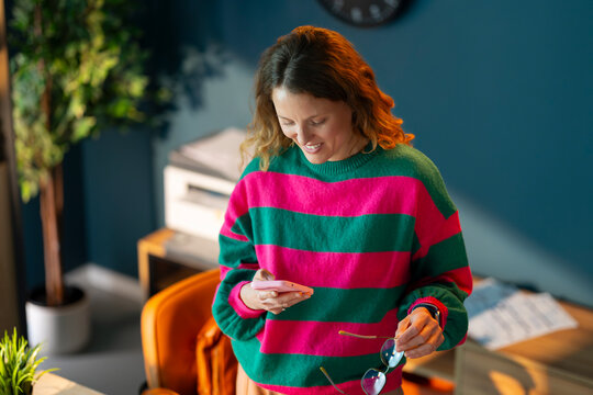 Checking Information on a Smartphone