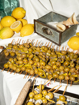 Mediterranean Tapas Display at Reception