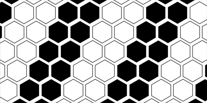 abstract bee outline honeycomb vector.
