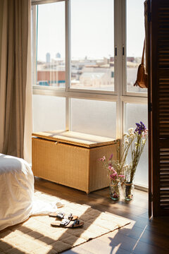 Interior of a bedroom 