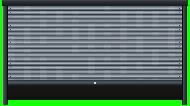 Modern Metal Roller Shutter Door Design for Commercial Storefronts and Secure Industrial Warehouse Exterior Protection