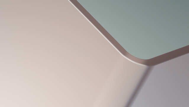 Elegant Minimal Abstract Background with Curved White Surface and Soft Neutral Tones