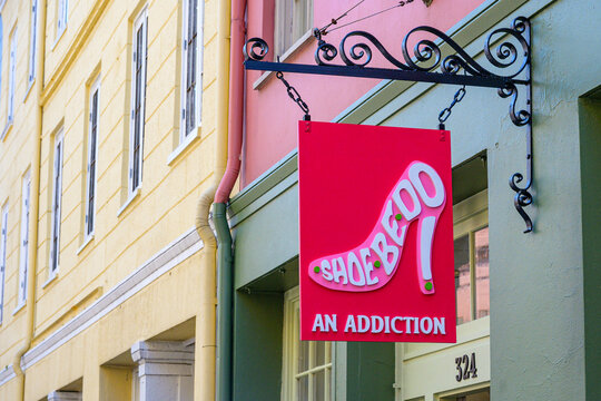 New Orleans, LA, USA - July 4, 2026: Shoe Be Do Women's Shoe Boutique on Chartres Street in the French Quarter
