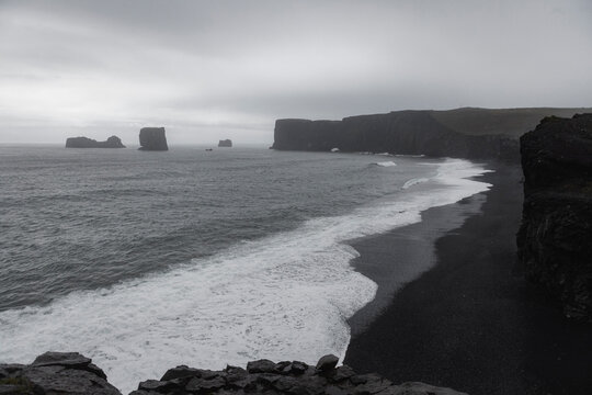 Coastline at Reynisfjara Beach