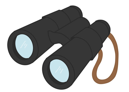 black binoculars icon