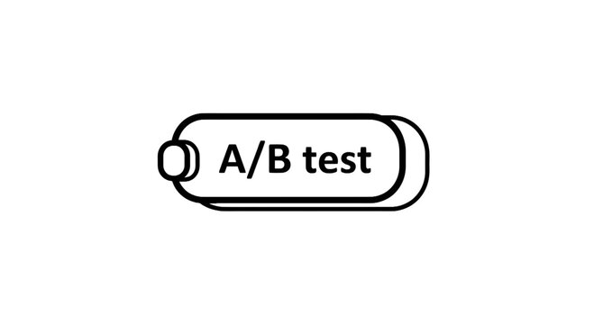 Split testing a b test ui button