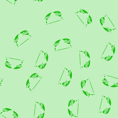 Obraz premium hammock outdoor furniture glyph vector seamless pattern. hammock outdoor furniture thin illustration