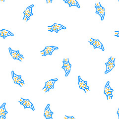 Fototapeta premium iron stone wing vector seamless pattern iron stone wing sign illustration
