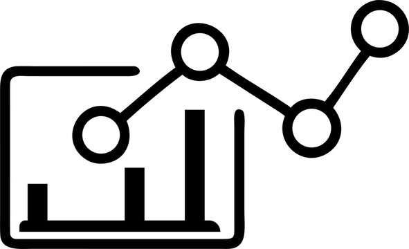 Data analytics and big data icon set featuring data visualization, business intelligence, machine learning, statistics, database management, and performance metrics symbols.