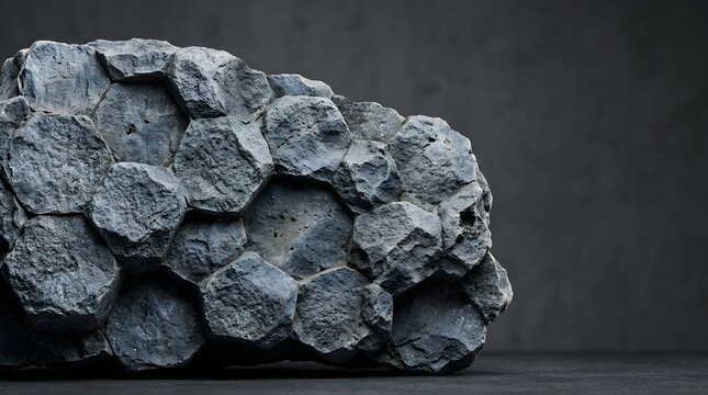 Dark gray blue druzy crystal cluster texture natural rock formation
