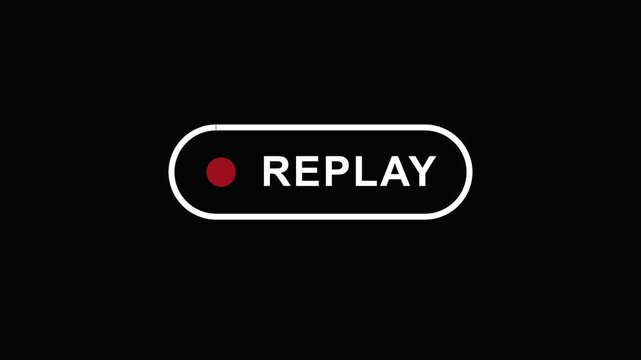 Digital replay overlay graphic on black background