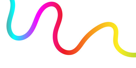 Fototapeta premium Abstract white background with dynamic vibrant colorful gradient wavy fluid lines and modern minimalist curve layout vector illustration.