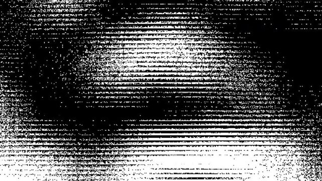 Black halftone dots gradient animation on white background with dissolve noise effect. Abstract digital dot texture for futuristic motion graphics