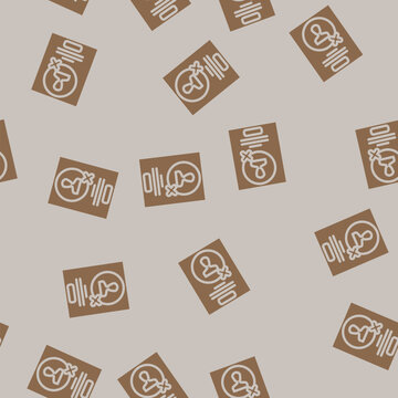 guerrilla testing ux ui design glyph vector seamless pattern. guerrilla testing ux ui design thin illustration