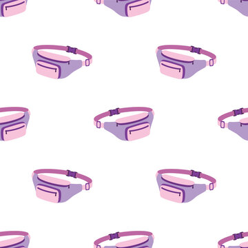 waist bag seamless pattern