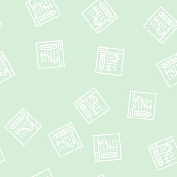 text edit seo optimization line seamless pattern text edit seo optimization thin line illustration