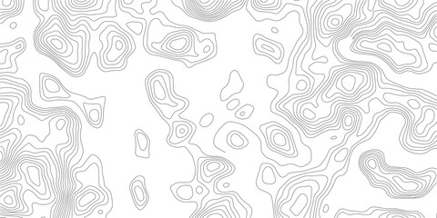 Black and white topographic map contour lines abstract background pattern with topographic abstract cartography geography elevation background minimalist monochrome illustration template © jr graphics