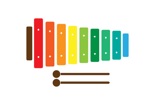 Colorful Xylophone Icon