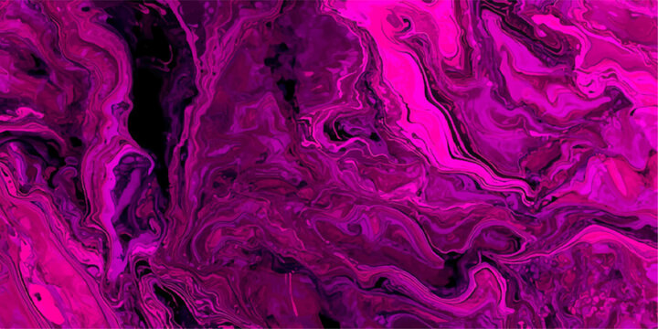 Abstract Magenta Swirls Vibrant magenta and deep purple hues blend seamlessly in a mesmerizing abstract pattern, evoking a sense of dynamic movement and fluid artistry.