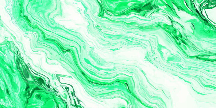 Abstract Flow of Emerald and Jade a mesmerizing abstract blend of vibrant emerald green and soft jade hues, creating a fluid and dynamic visual texture.