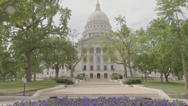 Wisconsin State Capitol building in downtown Madison, Wisconsin