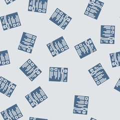 Fototapeta premium keynote speaker glyph vector seamless pattern. keynote speaker thin illustration