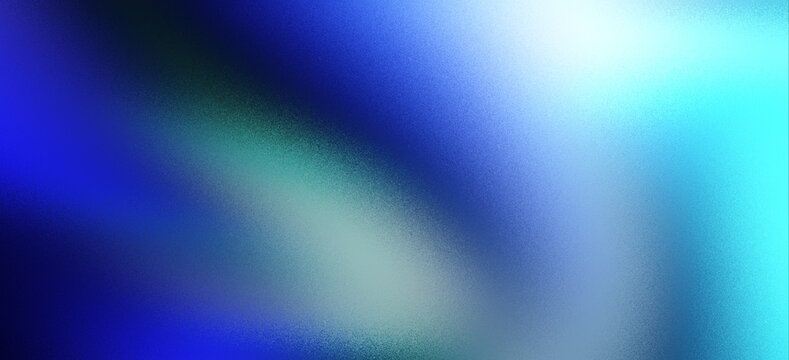 Abstract Blue and Cyan Gradient Background with Soft Glow and Blurred Texture