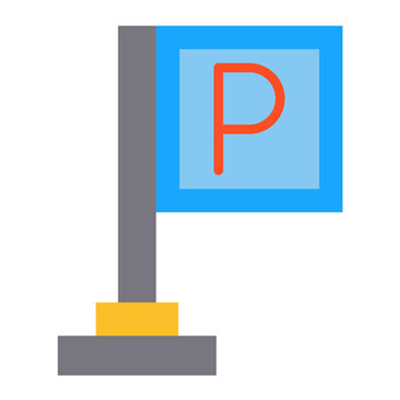 Parking Vector Design Icon Style