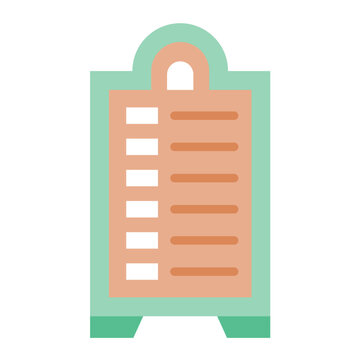 Menu Board Vector Design Icon Style