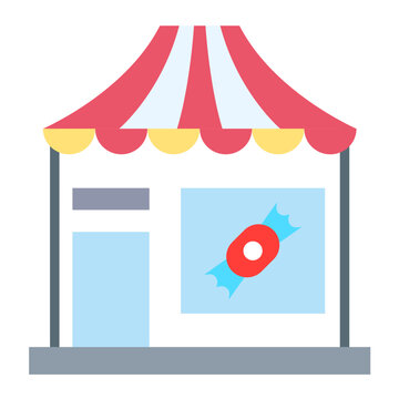 Candy Shop Vector Design Icon Style