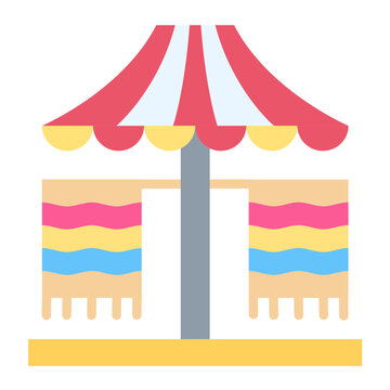 Carpet Stall Vector Design Icon Style