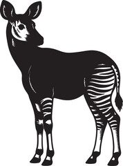 Elegant Okapi Standing Three Quarter Profile © MdAbdul