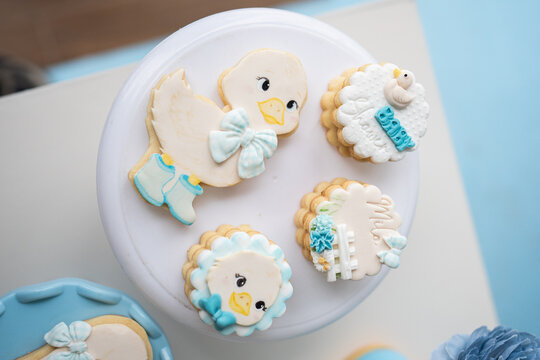 Galletas con tematica de patos bebes