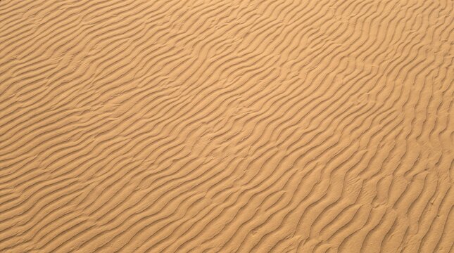 Golden desert sand ripples textured background pattern natural earth surface design abstract view