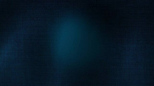 Dark blue textured gradients blend with a soft central glow, creating a modern abstract background. The subtle fabric-like pattern evokes depth