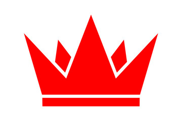 Fototapeta premium Bold crown icon representing royalty, power, authority, and prestige. Versatile vector graphic for branding, heraldry, logos, packaging, invitations, and commercial design.