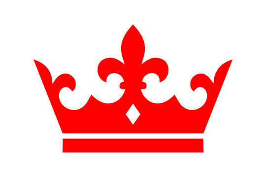 Bold crown icon representing royalty, power, authority, and prestige. Versatile vector graphic for branding, heraldry, logos, packaging, invitations, and commercial design.