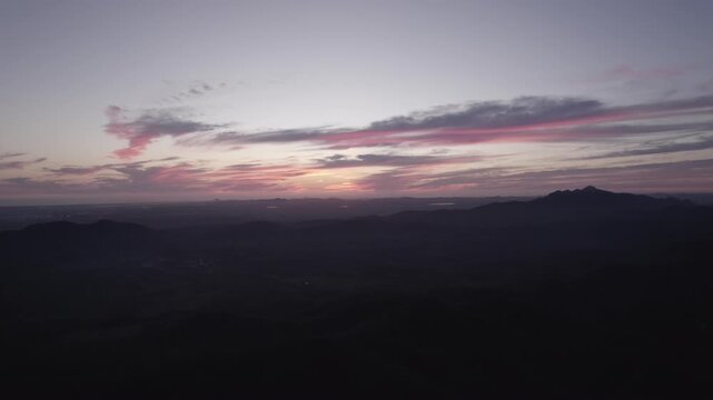atardecer cerros