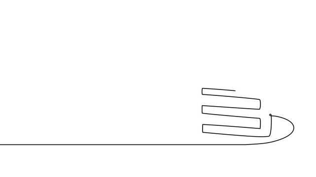 Cake birthday line continuous drawing art anniversary vector outline simple. Birthday cake line illustration candle doodle icon minimal happy design draw piece sketch chef creative cupcake card slice