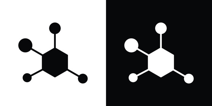 Hormones icon thin line pictogram bundle