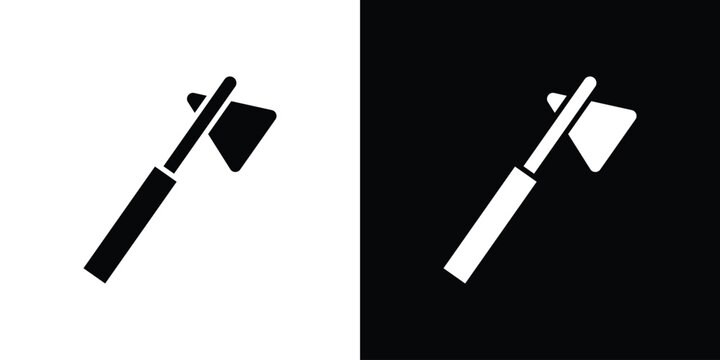 reflex hammer icon thin line pictogram bundle