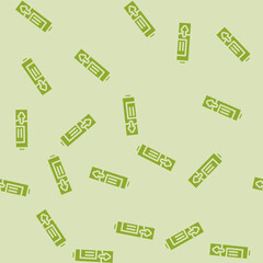 Fototapeta premium discharging battery glyph vector seamless pattern. discharging battery thin illustration