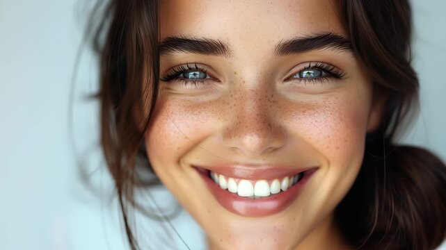 young woman smiling