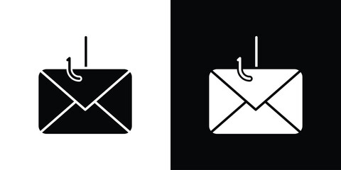 Email phishing icon black elements kit © iconic