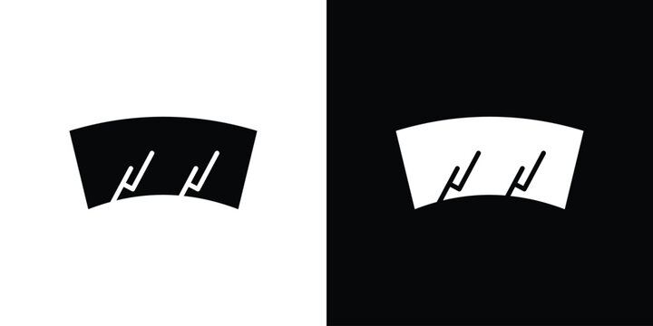 car windscreen icon black elements kit