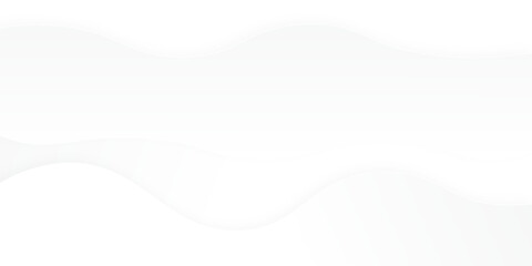 Obraz premium Abstract modern white and light gray wave background featuring smooth fluid curves, soft gradient layers, elegant minimalist texture and clean vector illustration for creative web layouts.