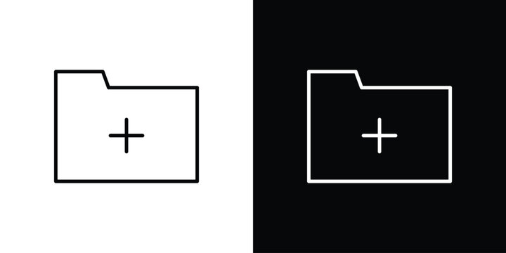 Create folder icon vector illustrations kit